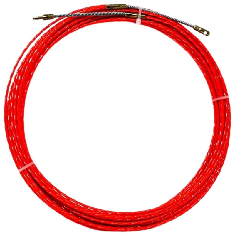foto del prodotto sonda tirafili 10 metri in poliestere 4,2mm e terminali m5 faeg