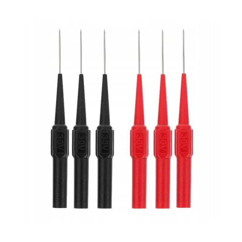 foto del prodotto sonde di misura per multimetro 0,7 mm 6 pezzi.
