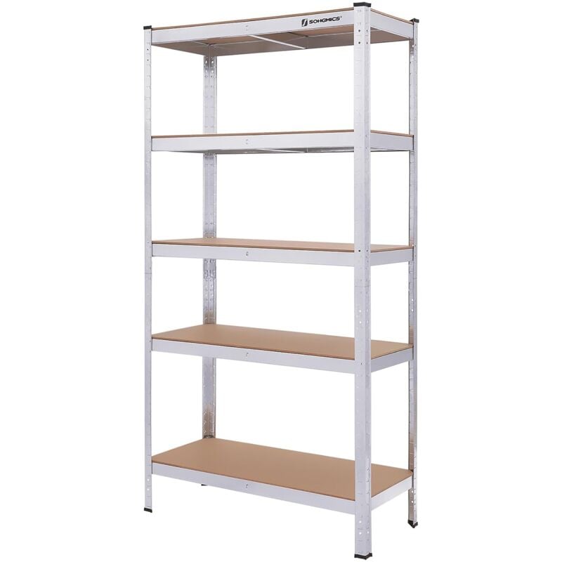 foto del prodotto songmics scaffalatura resistente, scaffale a 5 ripiani regolabili, 180 x 90 x 40cm, max. carico di 875 kg 175 kg a ripiano , in garage, cantina,