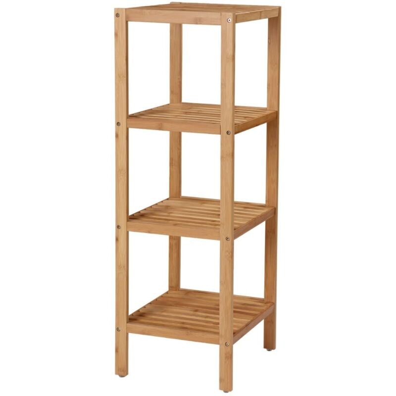 foto del prodotto songmics scaffale da bagno con 4 ripiani h96 cm