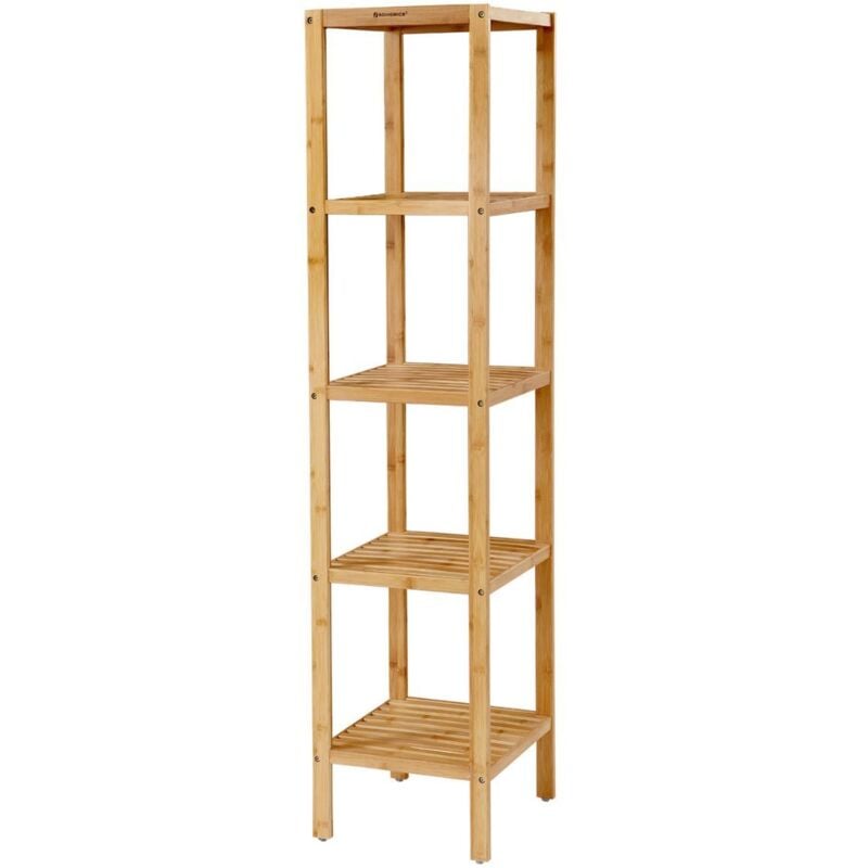 foto del prodotto songmics scaffale da bagno con 5 ripiani h146 cm