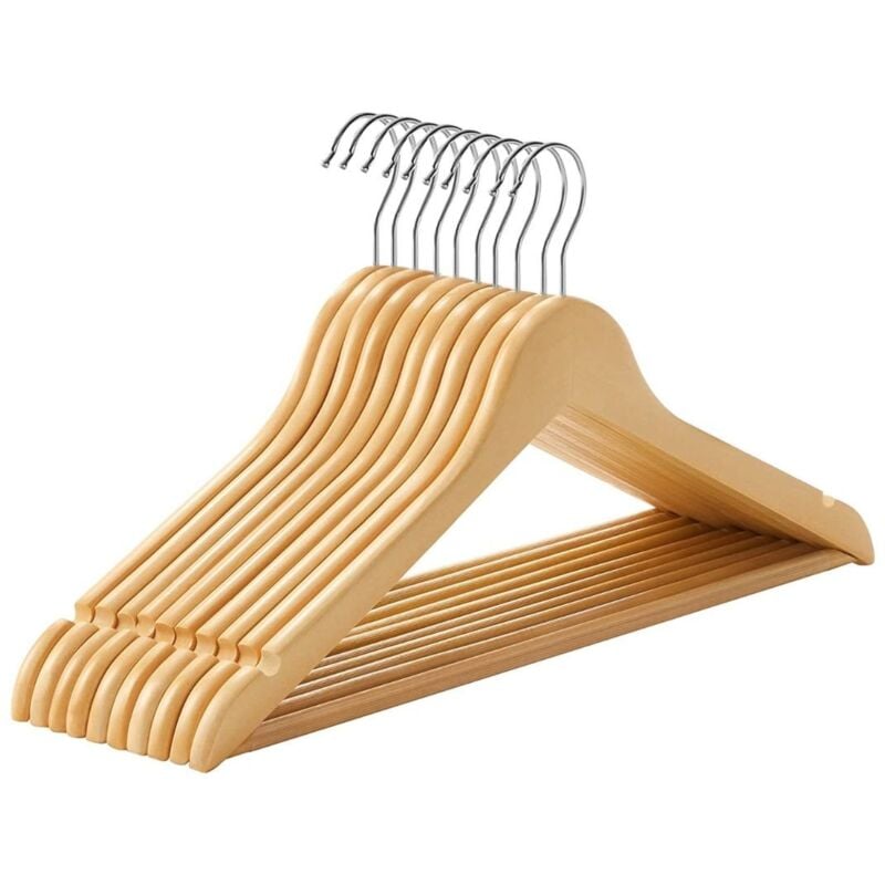 foto del prodotto songmics set di 10 appendini in legno