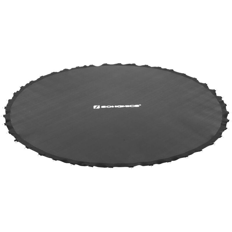 foto del prodotto songmics tappeto di trampolino, tappeto da salto, adatto per trampolino da 366cm, nero