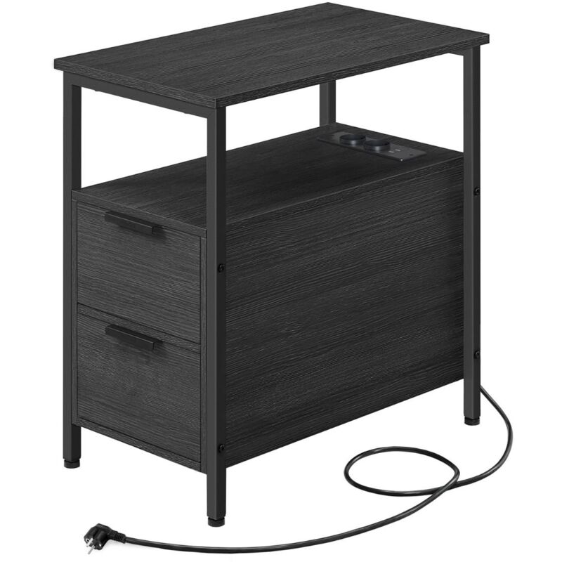 foto del prodotto songmics tavolino da divano con 2 cassetti h60 cm