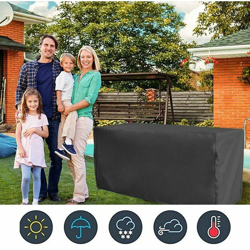 foto del prodotto soniatkia lablanc copertura per contenitore da esterno, in tessuto oxford 210d, impermeabile, resistente all inverno e ai raggi uv 123 x 62 x 55