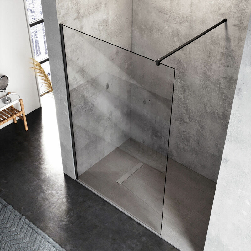 foto del prodotto sonni 10mm walk in shower cabina doccia nano vetro di sicurezza trasparente 120x200cm