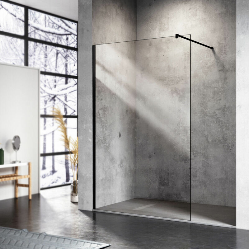 foto del prodotto sonni 10mm walk in shower cabina doccia nano vetro di sicurezza trasparente 140x200cm
