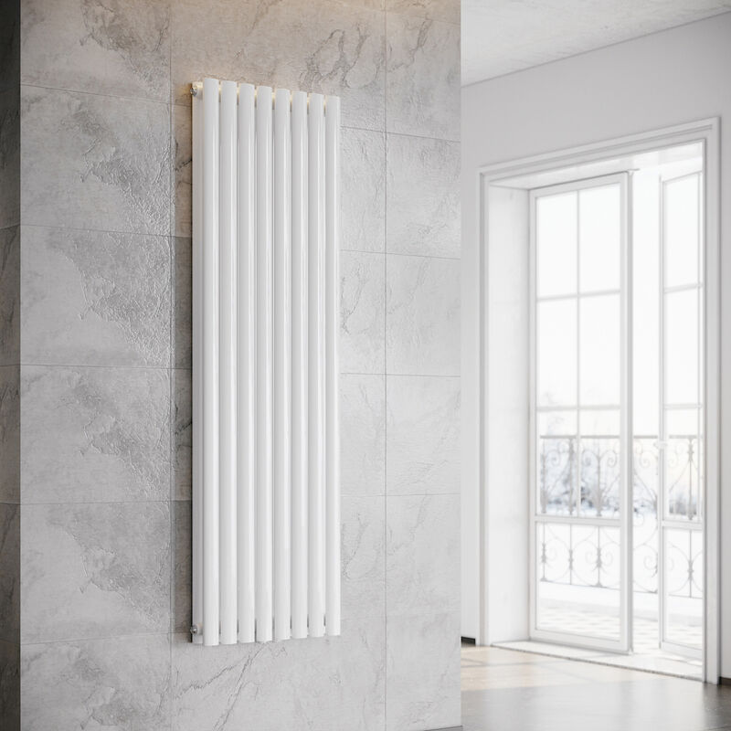 foto del prodotto sonni design pannello radiatore tubi 1600 x 472 mm bianco doppio strato bagno radiatore collegamento centrale tubi verticali radiatore