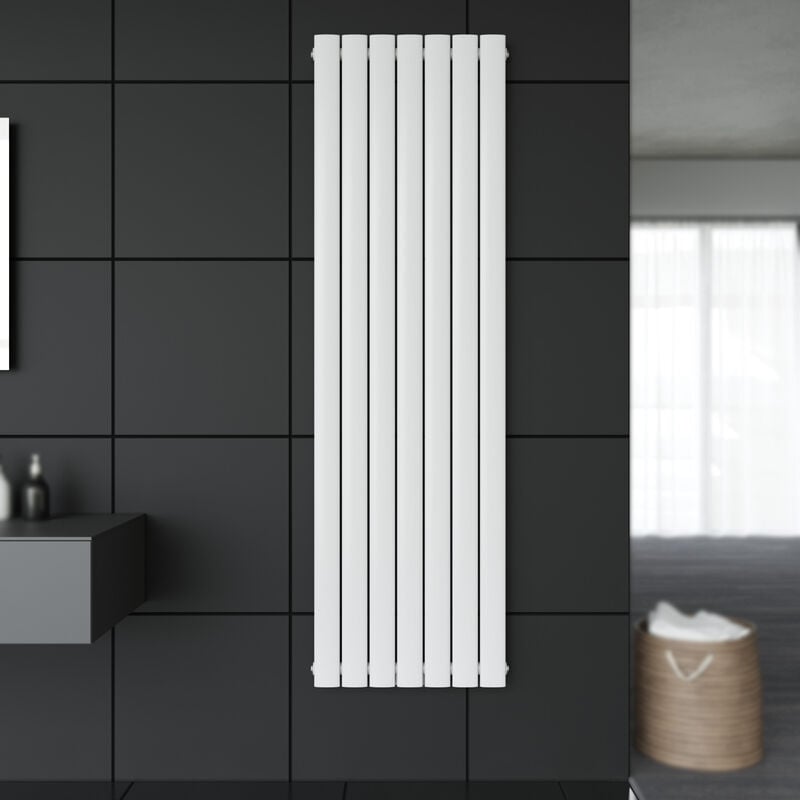 foto del prodotto sonni design radiatore a pannello piatto 1800 x 539 mm bianco radiatore da bagno radiatore monostrato radiatore verticale a pannello