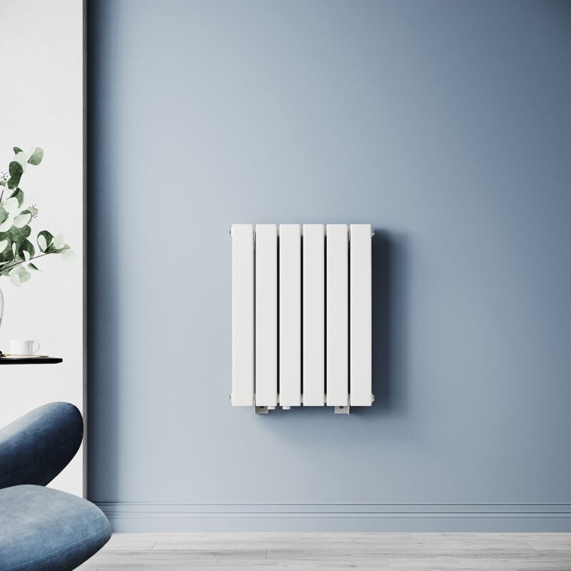 foto del prodotto sonni radiatore ad acqua calda verticale a doppia parete bianco, radiatore di riscaldamento in acciaio dolce, 600x465mm, 509w