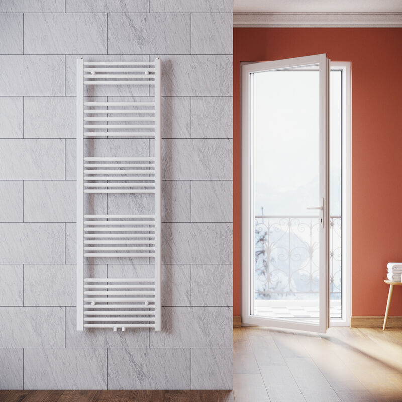 immagine 0 del prodotto sonni termoarredo scaldasalviette verticale radiatore ad acqua calda bianco connessione centrale 1600x500mm