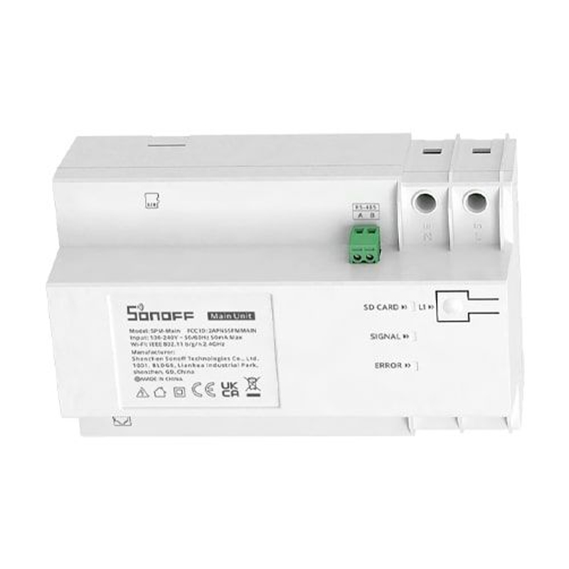 foto del prodotto sonoff spm main misuratore di potenza intelligente con ethernet e wi fi