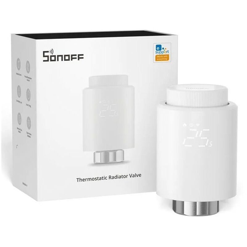 foto del prodotto sonoff trvzb valvola termostatica per radiatore smart zigbee