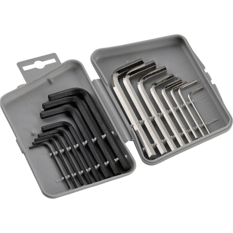 foto del prodotto sonstige brugola interna kit di chiavi a brugola 1.5 mm, 2 mm, 2.5 mm, 3 mm, 4 mm, 5 mm, 5.5 mm, 6 mm 1 16 pollici, 5 64 pollici
