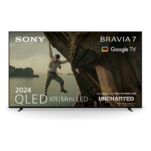 foto del prodotto sony bravia 7 qled xr l mini led 85 pollici 4k hdr google smart tv 2024 gaming menu per playstation 5, imax enhanced, dolby vision atmos, chromecast, airplay, 120hz 85xr70