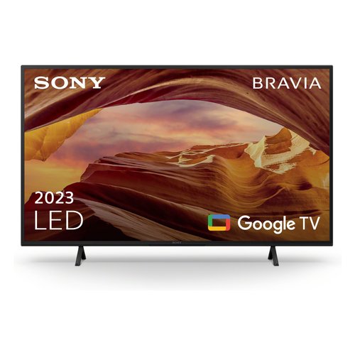 foto del prodotto sony bravia kd 43x75wl led 4k hdr google tv eco pack bravia core narrow bezel design