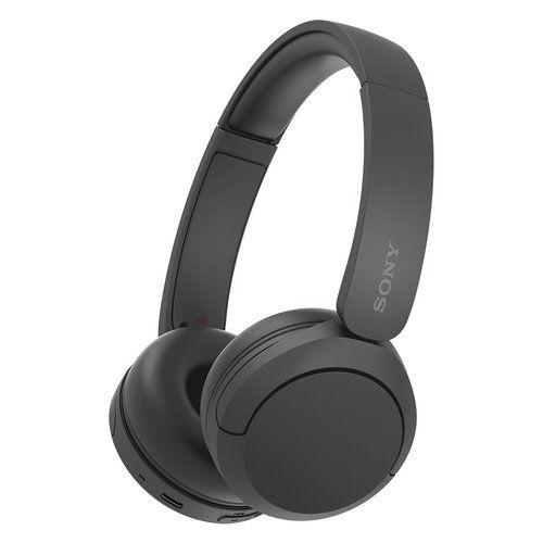 foto del prodotto sony cuffie bluetooth wireless wh ch520 durata della batteria fino a 50 ore con ricarica rapida, stile on ear nero