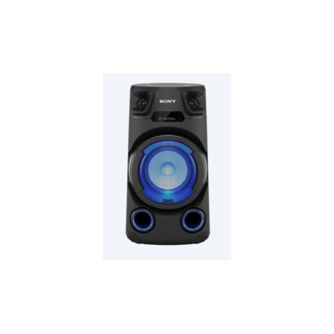 foto del prodotto sony mhc-v13 altoparlante bluetooth all in one con jet bass booster e effetti luminosi lettore cd e usb in nero