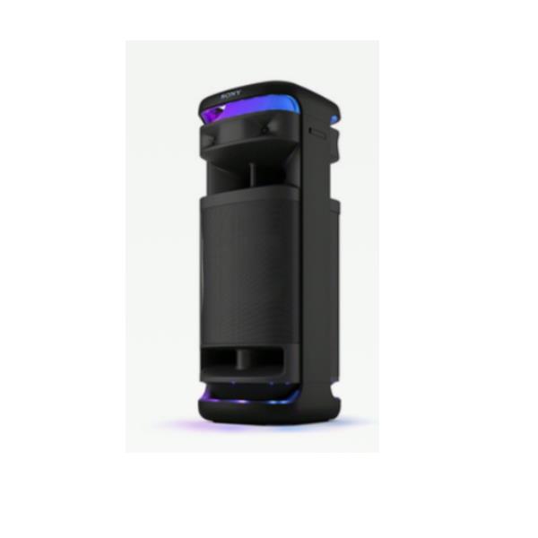 foto del prodotto sony ult tower 10 altoparlante bluetooth per feste con ult power sound, bassi profondi e potenti, altoparlanti x balanced, illuminazione a led a 360 gradi, funzioni per feste, microfono wireless, portatile, maniglia e ruote nero