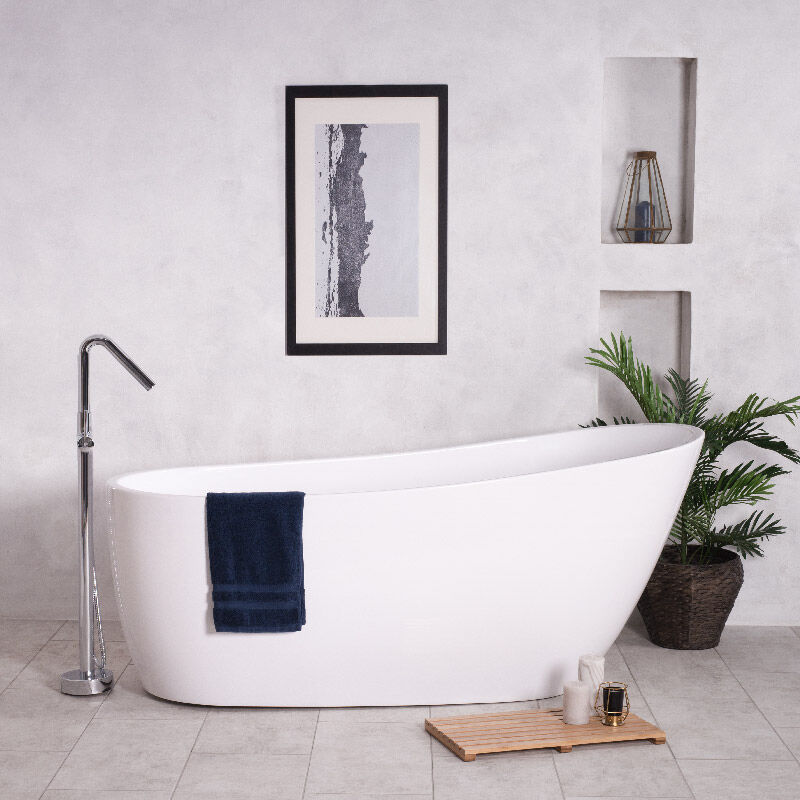 foto del prodotto sophia vasca da bagno freestanding in acrilico 170 cm design raffinato e comfort ottimale per il bagno