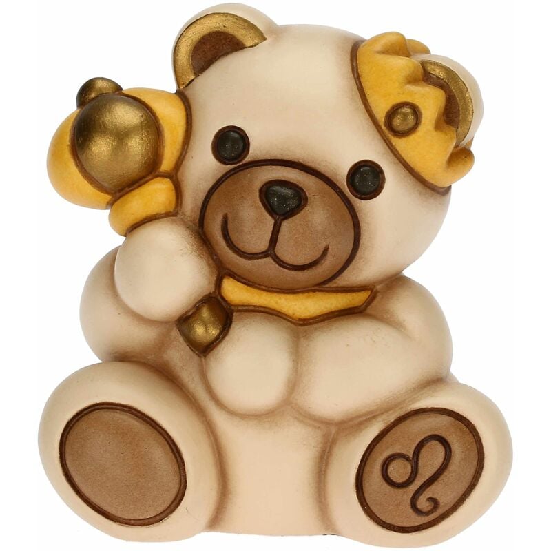 foto del prodotto soprammobile teddy stars, segno zodiacale leone icone, teddy stars ceramica 6,5x5,5x7,1 cm h thun