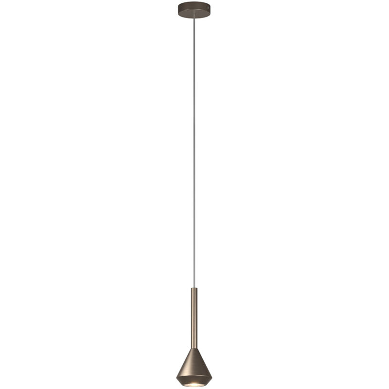 foto del prodotto sopsensione moderna aygo metallo bronzo 1 luce gu10