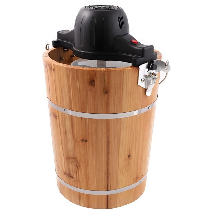 foto del prodotto sorbettiera elettrica givreto in legno 5,5 l