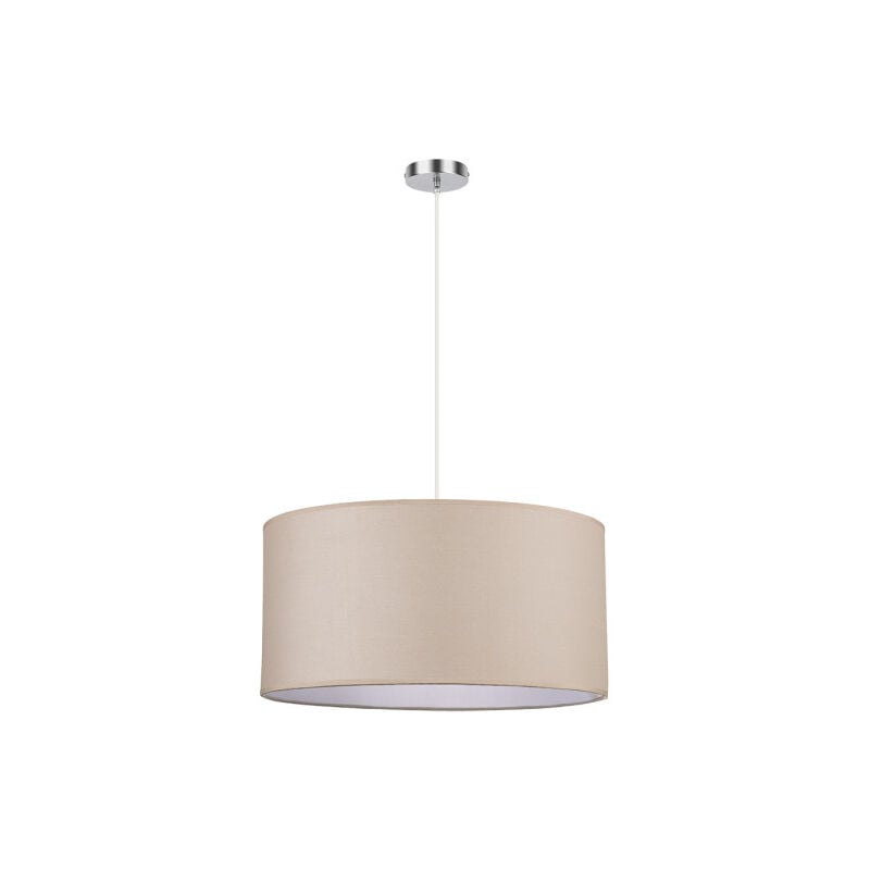 foto del prodotto sospensione chanza con paralume beige fabrilamp modello