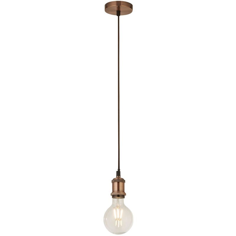 foto del prodotto sospensione contemporanea adjustable acciaio rame alluminio 1 luce e27