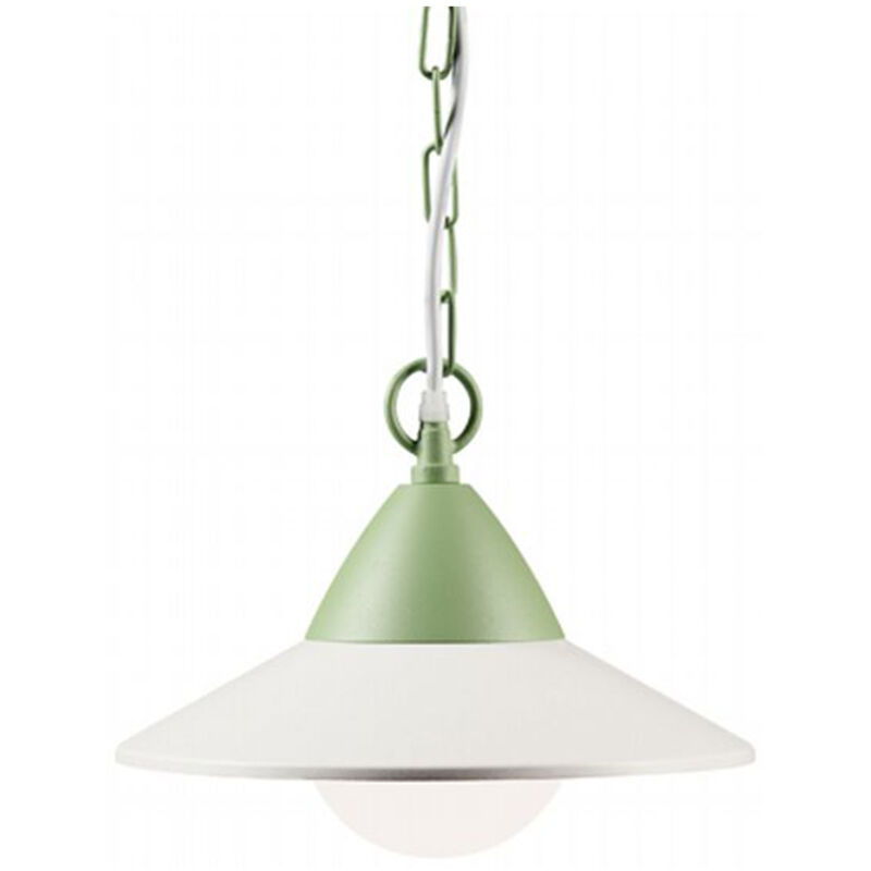 foto del prodotto sospensione contemporanea yukon alluminio metallo nero e arancio 20w led cct3