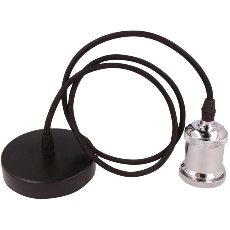 foto del prodotto sospensione e27 220v alluminio cromato ledline 249846