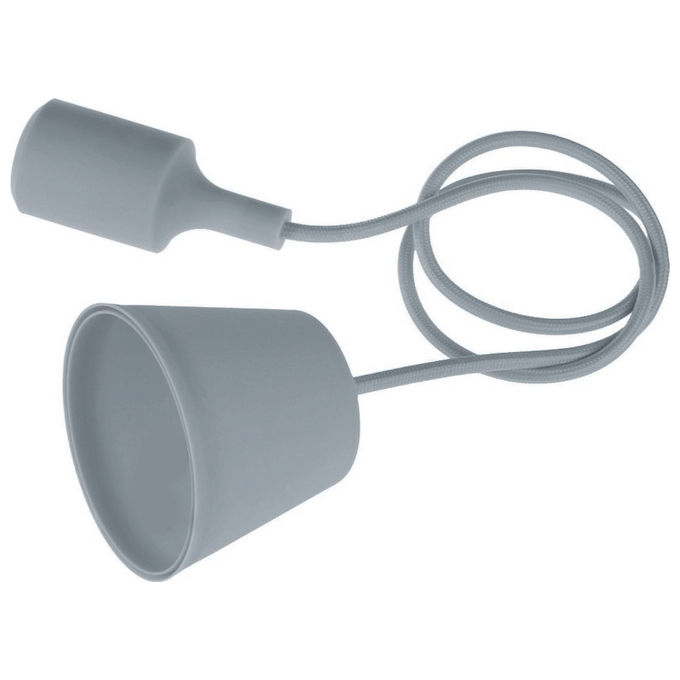 foto del prodotto sospensione fantasy e27 grigio ftgr150