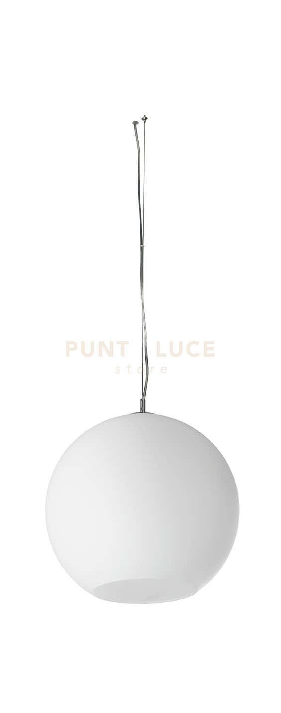 foto del prodotto sospensione in vetro bola d40 so.bola 40 bca bianco