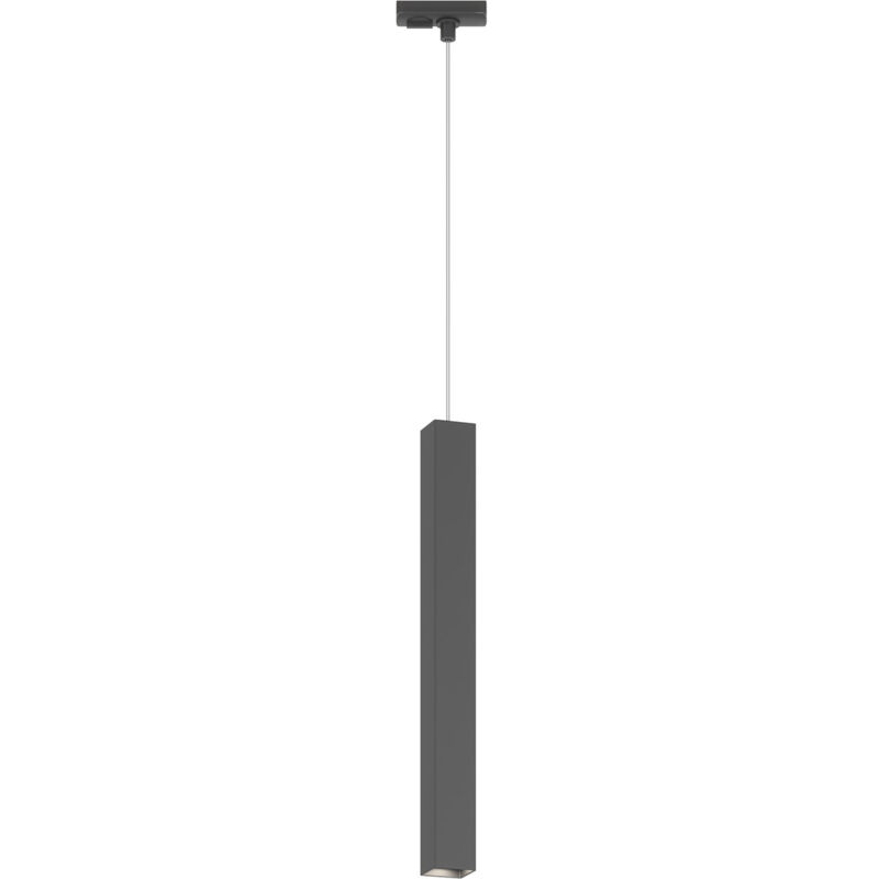 foto del prodotto sospensione incasso moderna square tube metallo nero 1 luce gu10