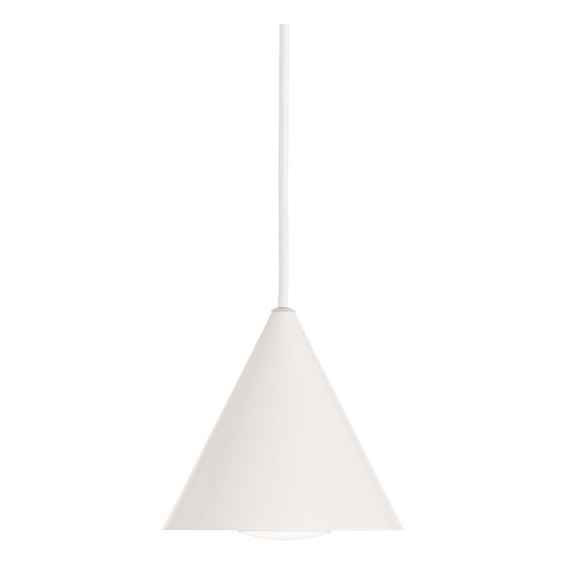 foto del prodotto sospensione industrial a line metallo bianco 1 luce gu10 7w 3000k luce calda