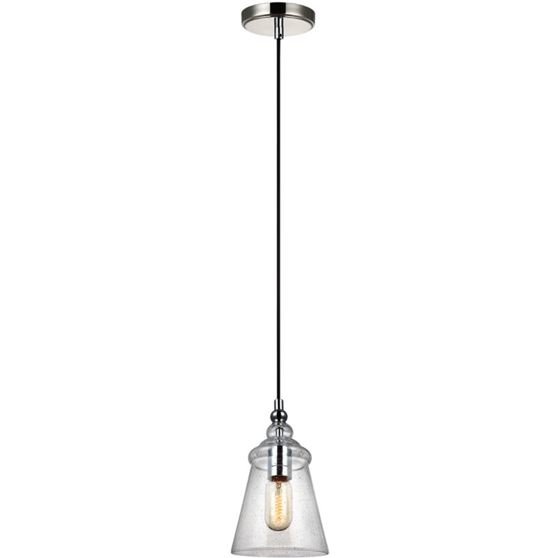 foto del prodotto sospensione industrial nordica loras acciaio vetro 1 luce e27