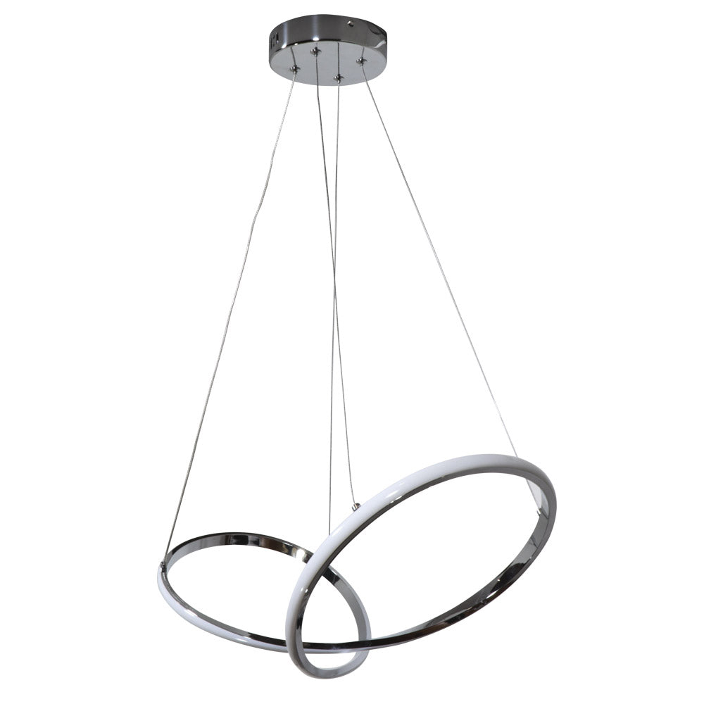foto del prodotto sospensione led 45w 4000lm 4500k cromo e-energy infinity