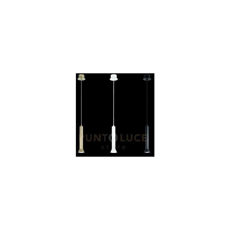 foto del prodotto sospensione lila piccola nero h.26cm d.6,6cm 1 luce attacco gu10
