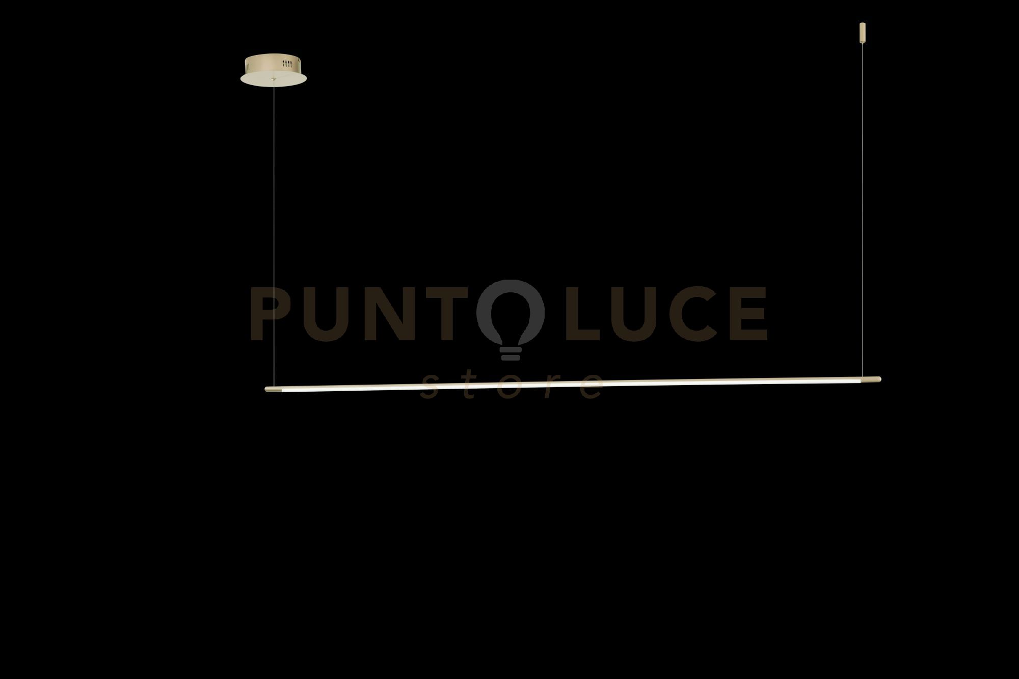 foto del prodotto sospensione lineare l160 genius oro so.genius 120 oro