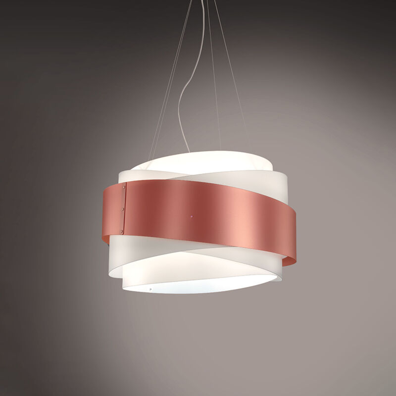 foto del prodotto sospensione moderna 1 luce bea in polilux rame d60 made in italy
