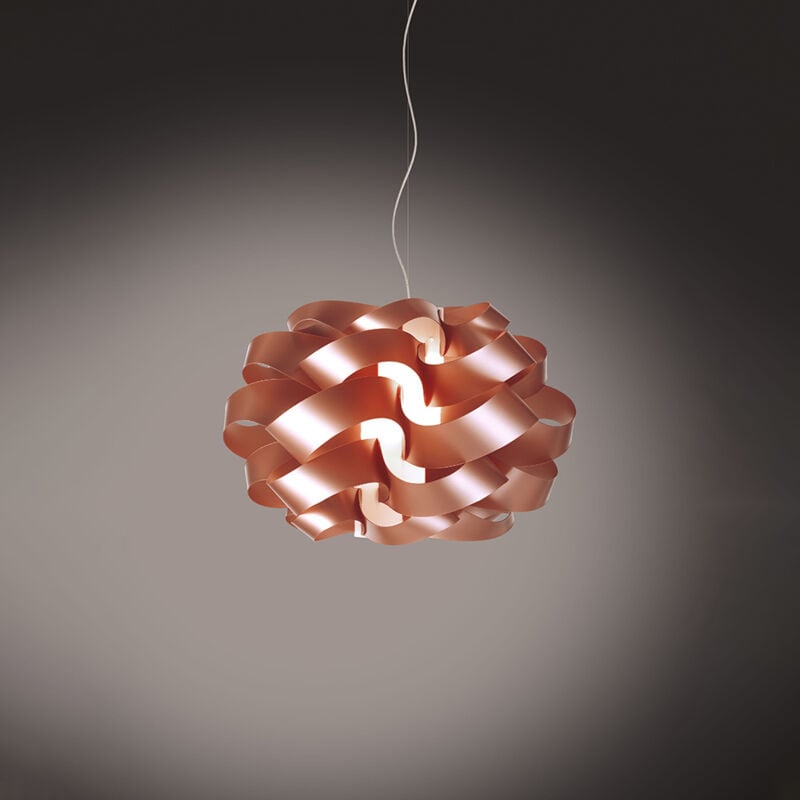 foto del prodotto sospensione moderna 1 luce cloud d30 in polilux rame made in italy