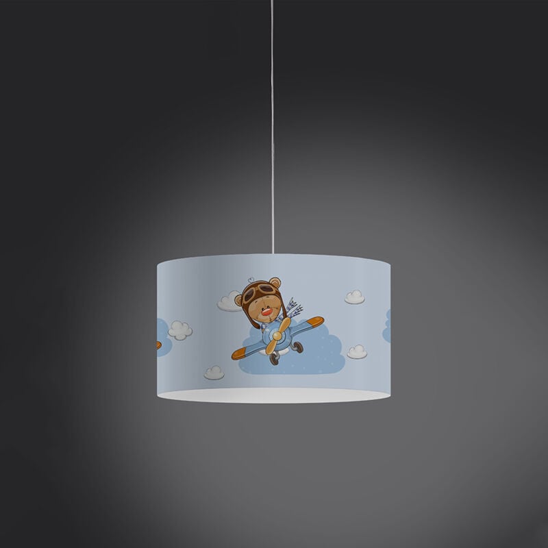foto del prodotto sospensione moderna 1 luce in polilux xxl decokids fly made in italy