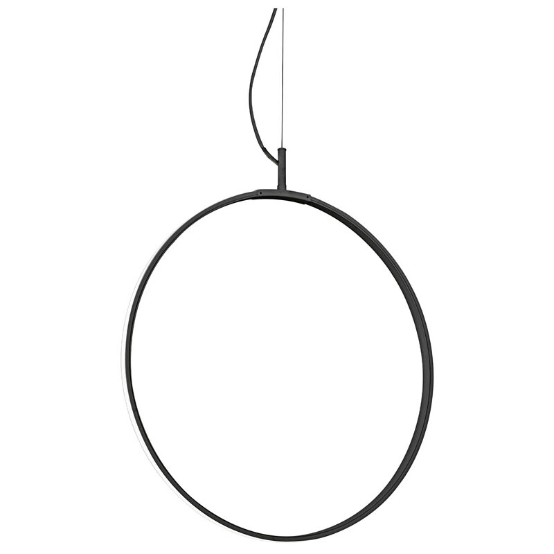 foto del prodotto sospensione moderna circus metallo nero led 29w 3000k