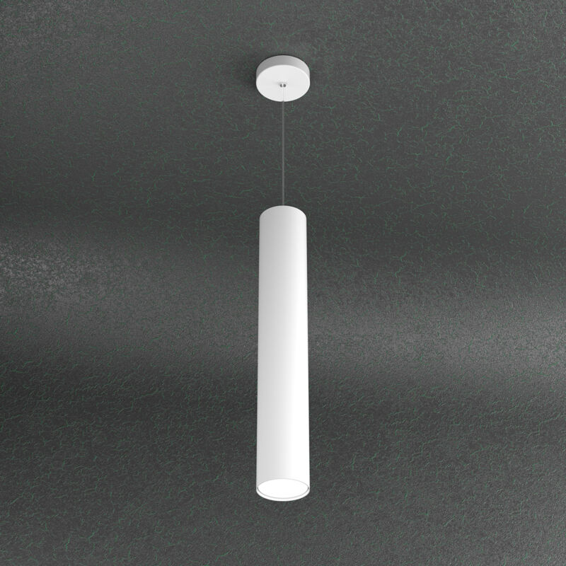 foto del prodotto sospensione moderna cloud metallo bianco 1 luce gx53 50cm