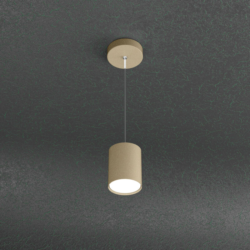 foto del prodotto sospensione moderna cloud metallo sabbia 1 luce gx53 10cm
