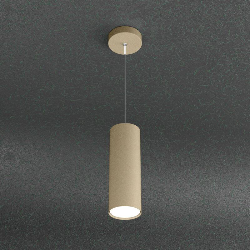 foto del prodotto sospensione moderna cloud metallo sabbia 1 luce gx53 25cm