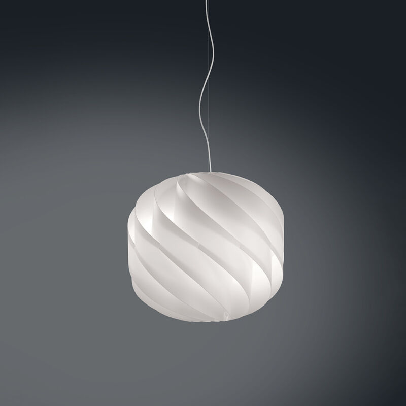 foto del prodotto sospensione moderna globe 1 luce in polilux bianco d25 made in italy