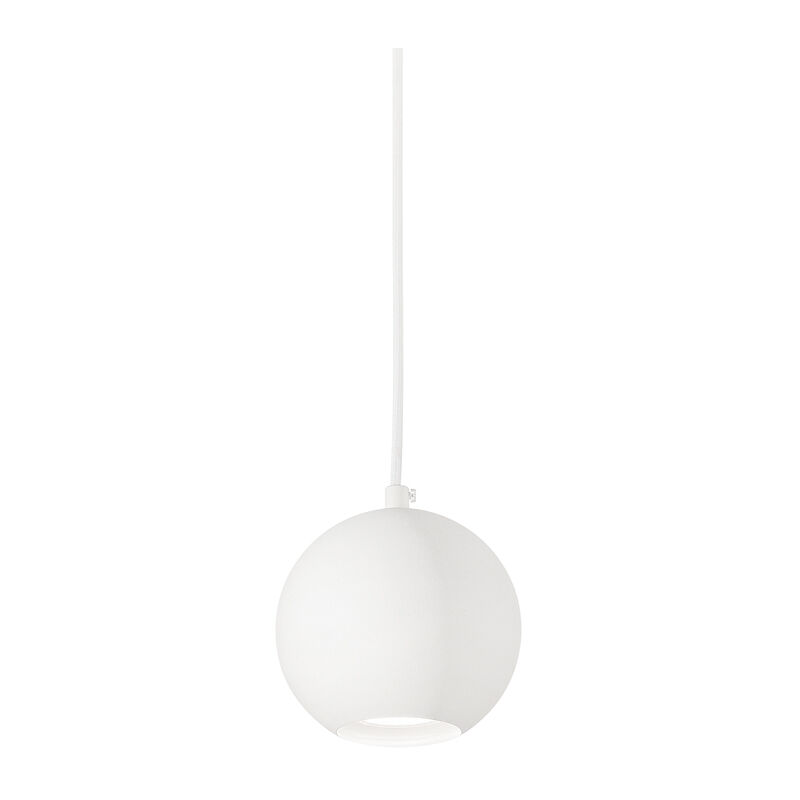 foto del prodotto sospensione moderna mr jack metallo bianco 1 luce 7w 3000k luce calda small