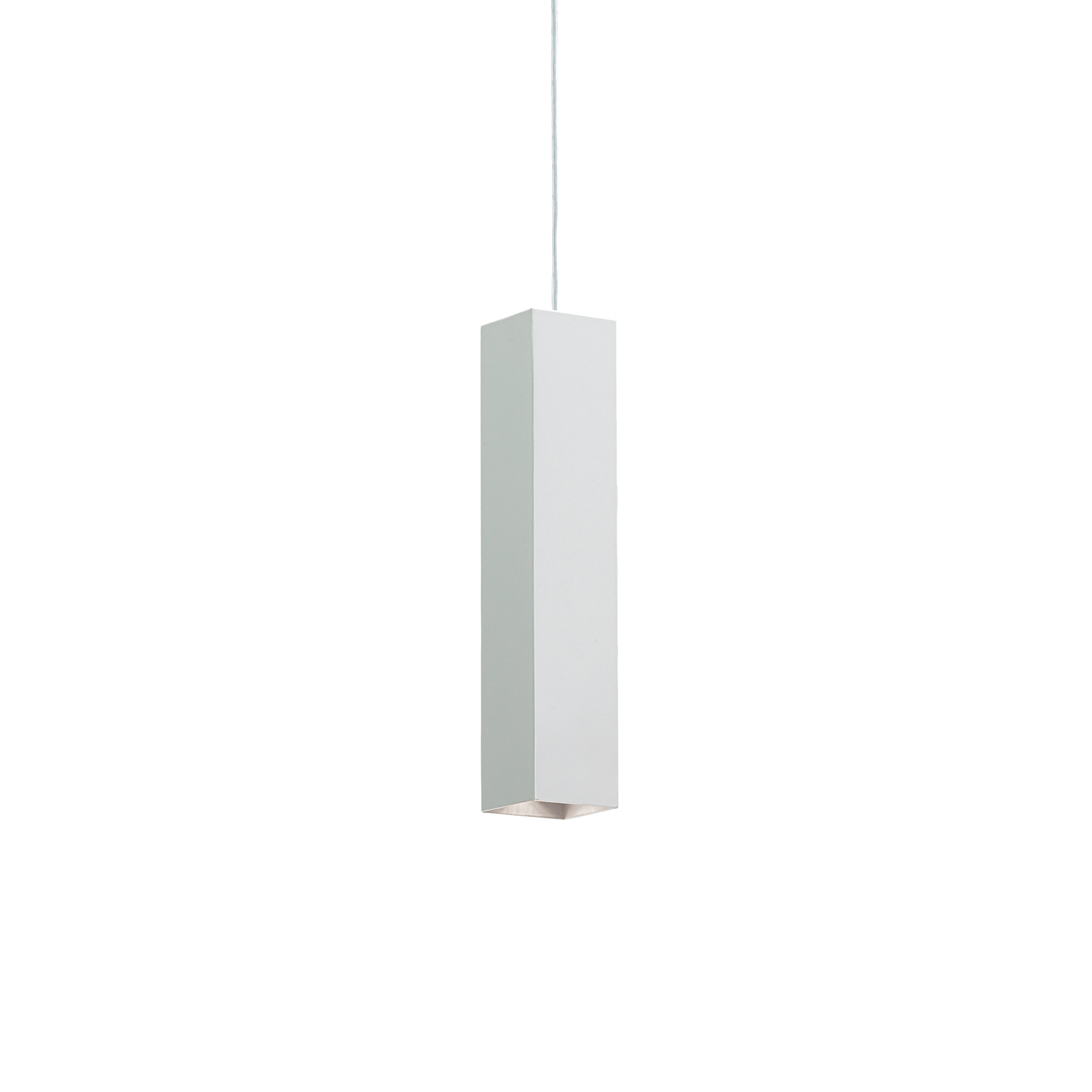 foto del prodotto sospensione moderna sky metallo bianco 1 luce gu10 7w 3000k luce calda