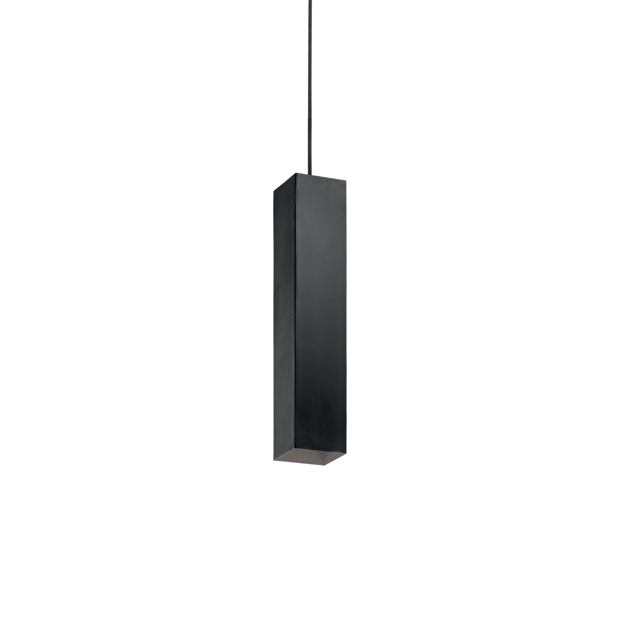 foto del prodotto sospensione moderna sky metallo nero 1 luce gu10 7w 3000k luce calda